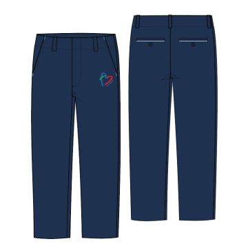 Pantalón infantil largo logo Fundación